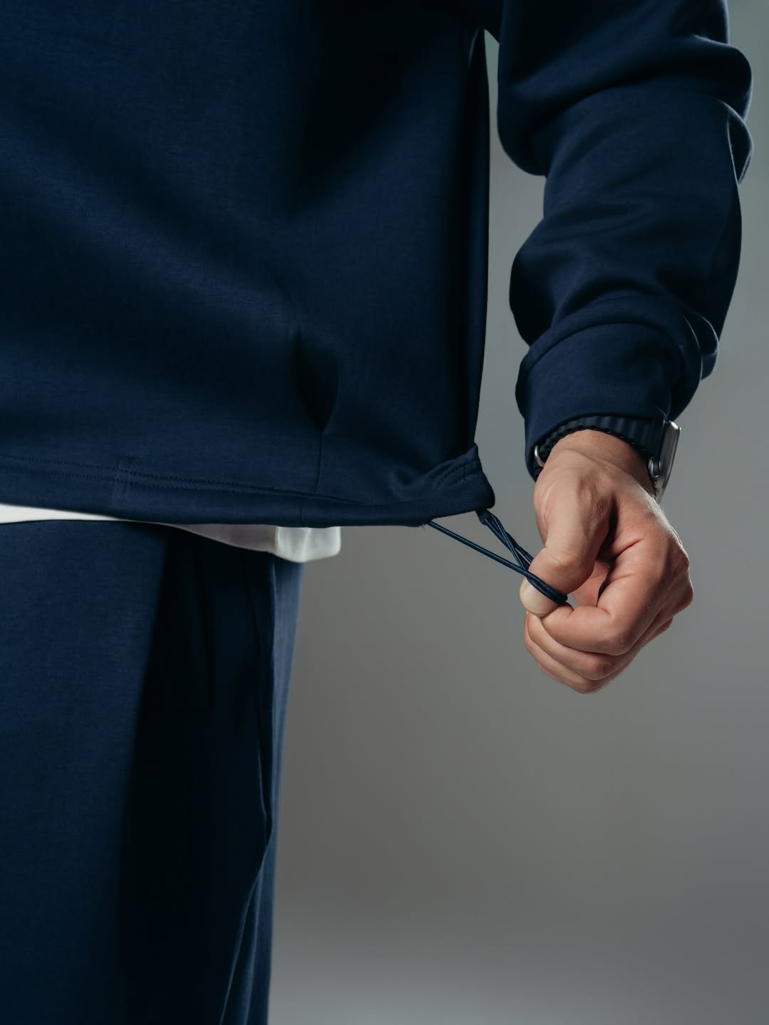 Men’s Structured Half-Zip Sweatshirt & Straight-Leg Pants Set