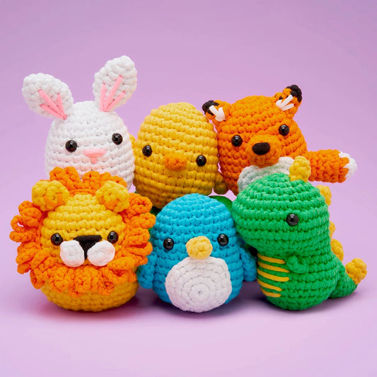 The Founders Bundle: 6-in-1 Chubby Pal Kingdom Crochet Kit