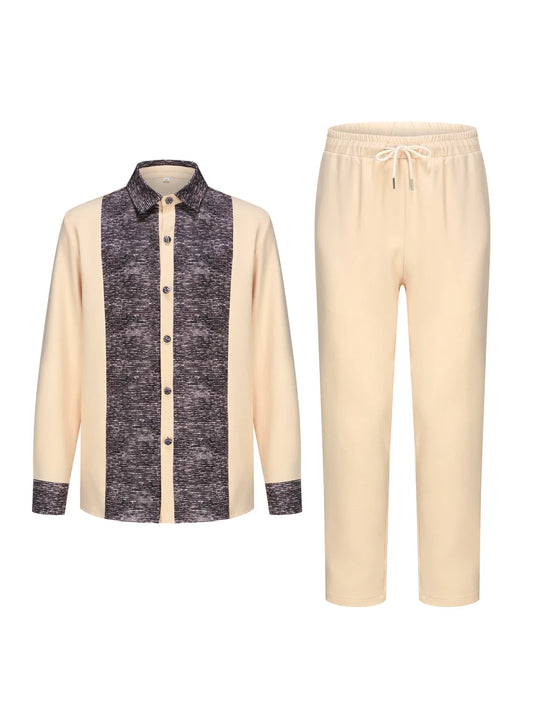 African Heritage Embroidered Men's Two Piece Suit