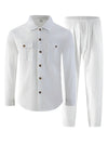 Linen Casual Workwear Set