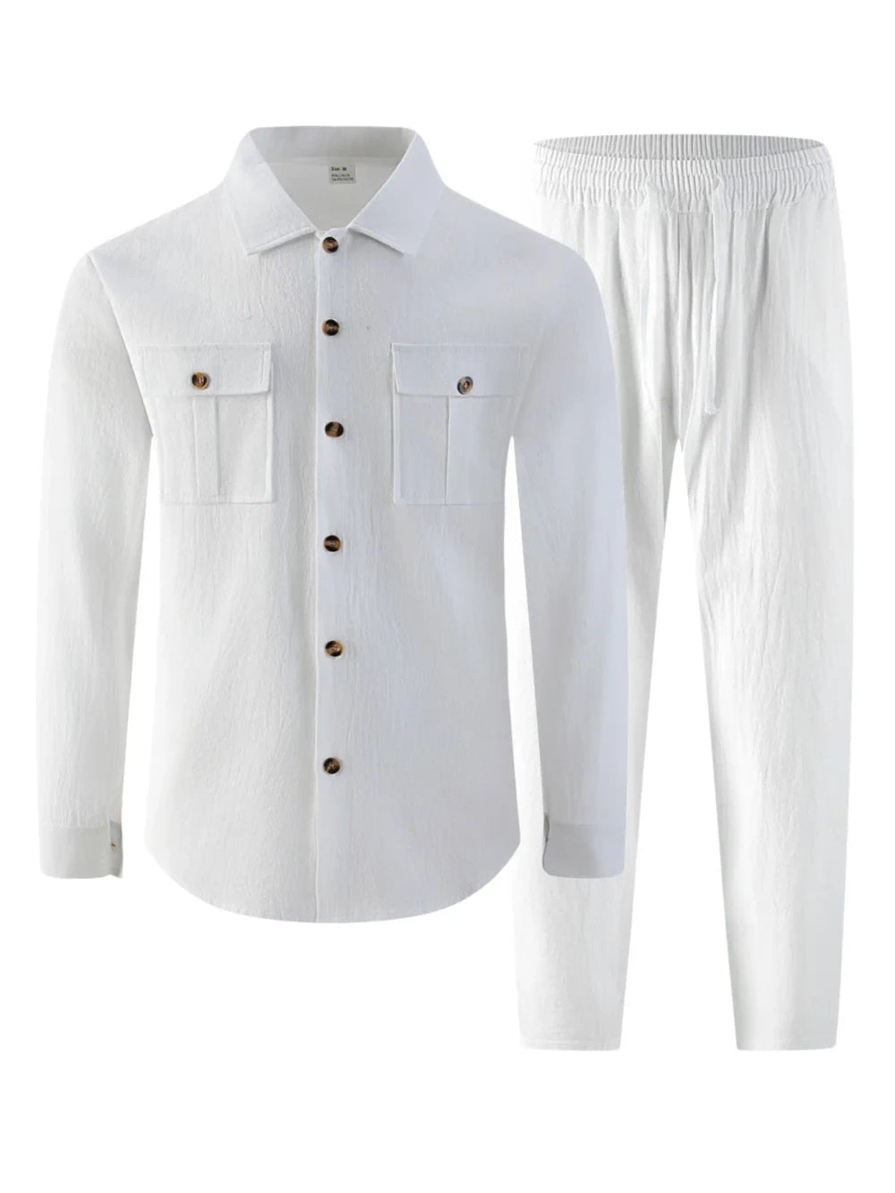 Linen Casual Workwear Set