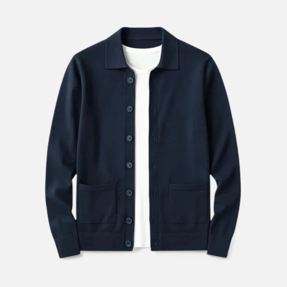 Men’s Polo Cardigan – Morley Edition