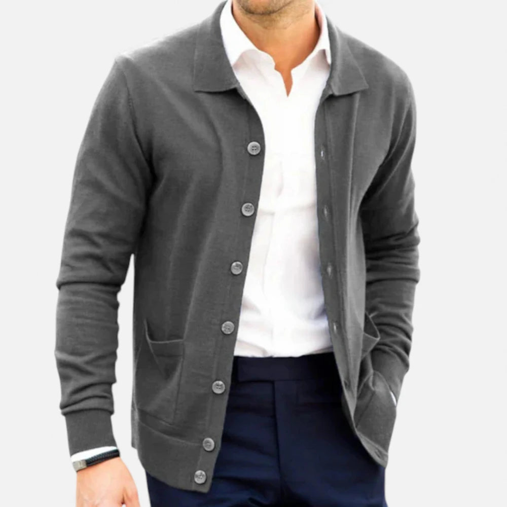 Men’s Polo Cardigan – Morley Edition