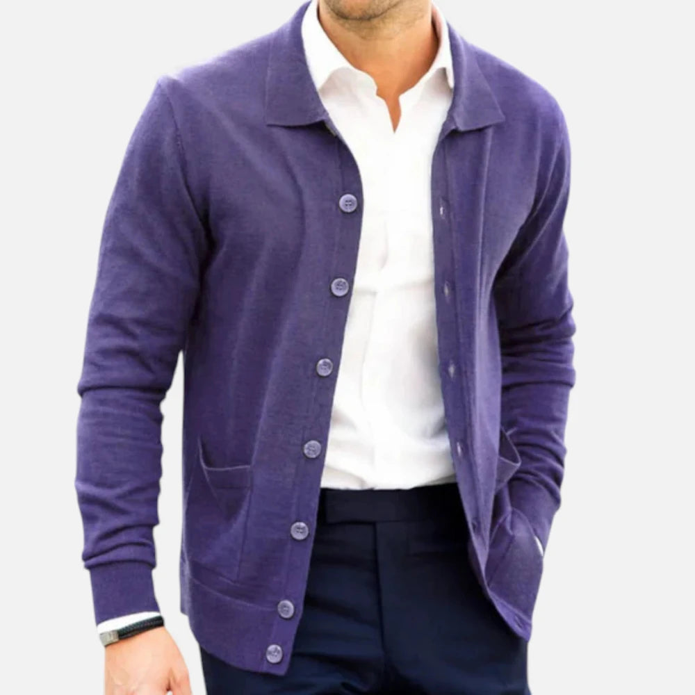 Men’s Polo Cardigan – Morley Edition