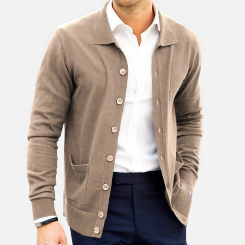 Men’s Polo Cardigan – Morley Edition