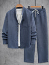 Men's Fitted Woven 2-Piece Set | Long Sleeve Shirt and Pants