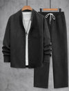 Men's Fitted Woven 2-Piece Set | Long Sleeve Shirt and Pants