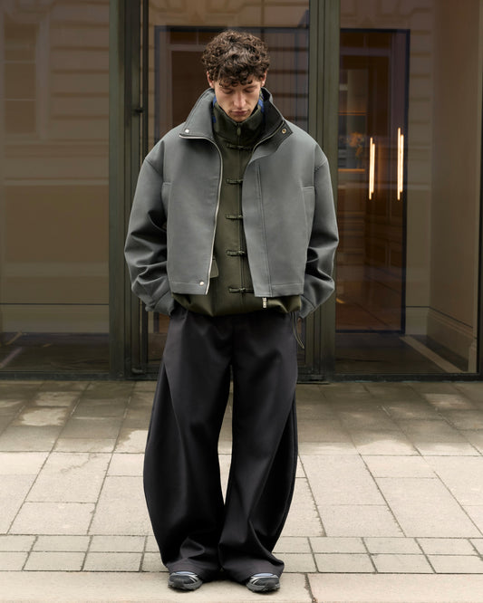 The "Metropolitan" Cropped Modular Bomber Jacket