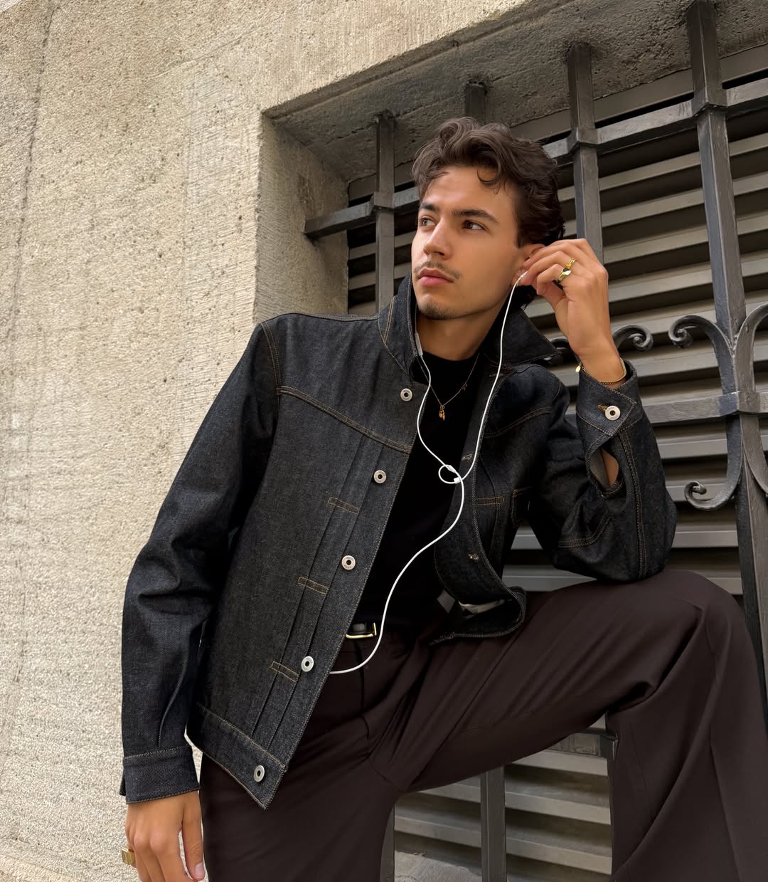 The “Metropolitan” 14oz heavyweight casual denim jacket