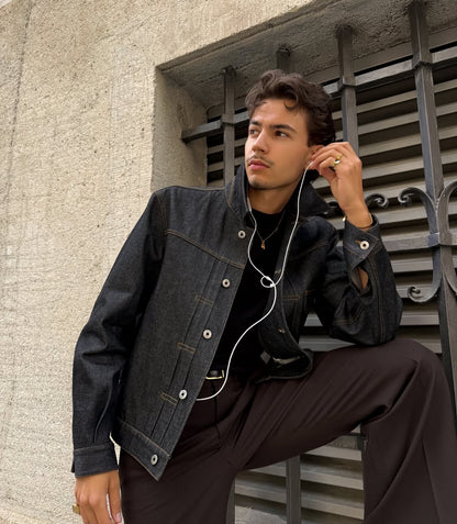 The “Metropolitan” 14oz heavyweight casual denim jacket