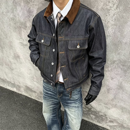 The “Metropolitan” 14oz heavyweight casual denim jacket