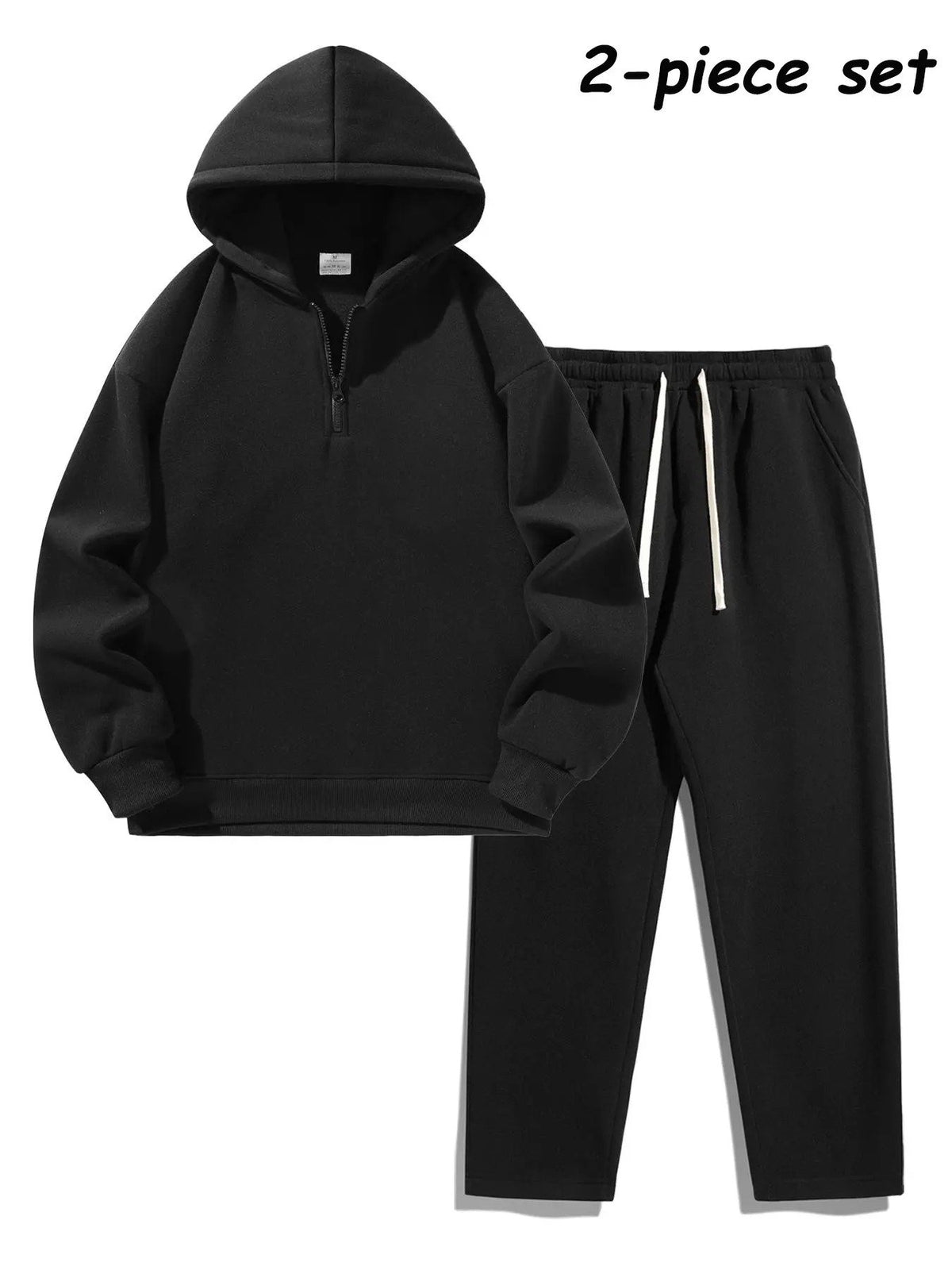 Men's 2-Piece Casual Tracksuit Set – Sporty Sweatshirt & Pants