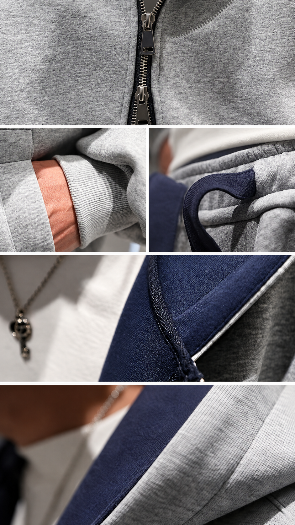 The Hudson heavyweight colorblock set