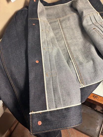 The “Metropolitan” 14oz heavyweight casual denim jacket
