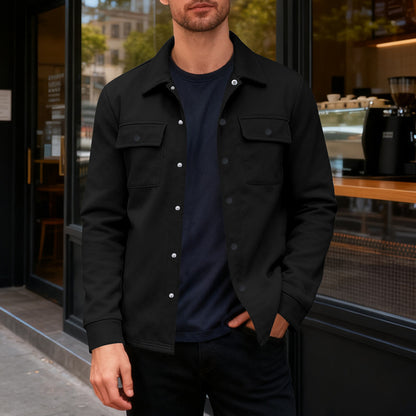 The Hudson Men’s Fleece-Lined Shirt Jacket