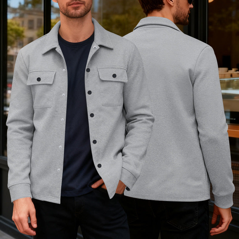 The Hudson Men’s Fleece-Lined Shirt Jacket