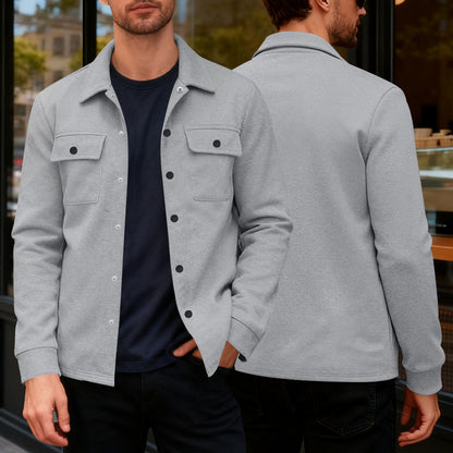 The Hudson Men’s Fleece-Lined Shirt Jacket