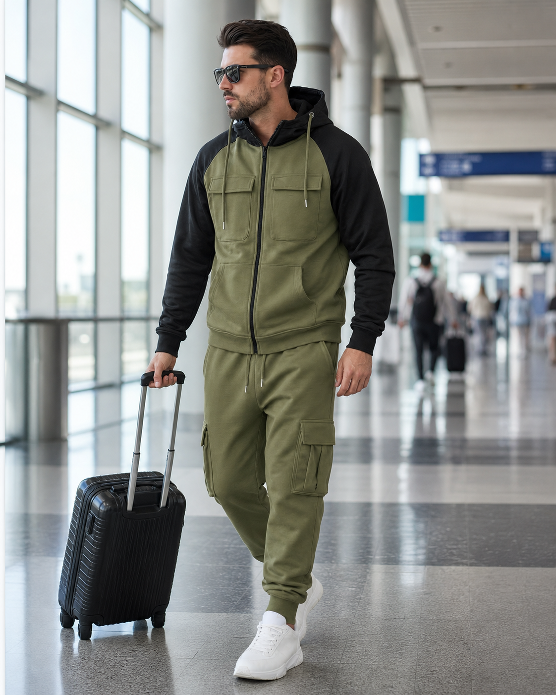 The Hudson Men’s Fleece-Lined Colorblock Utility Set