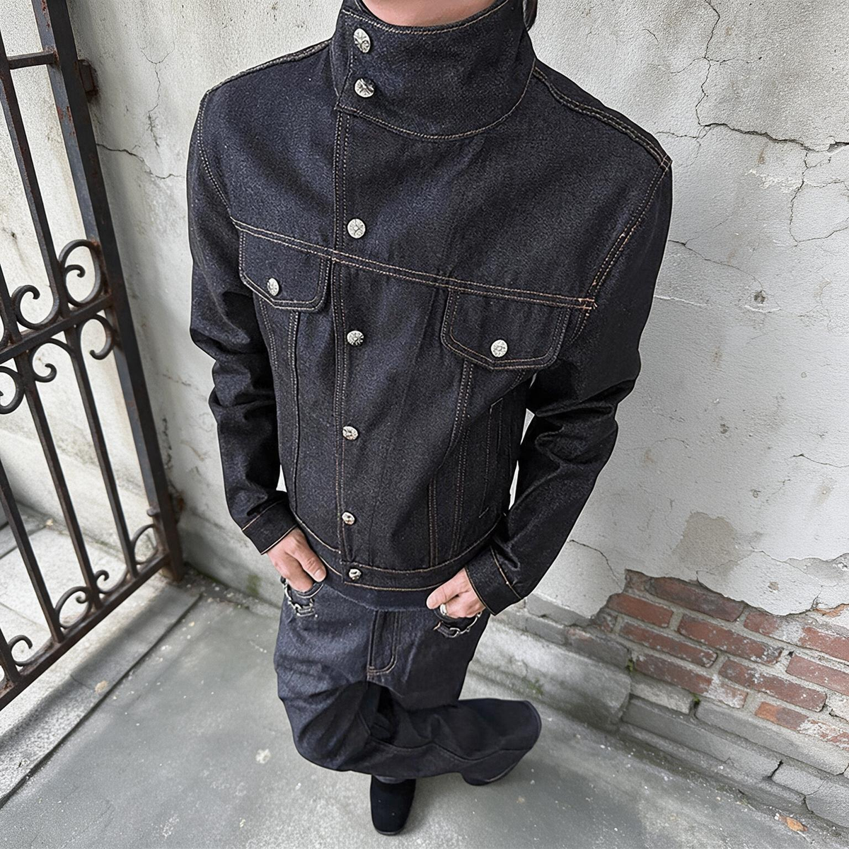 The “Metropolitan” 14oz heavyweight casual denim jacket